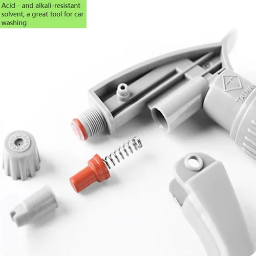 Imagen 2 del producto Rociador de gatillo ajustable, cabezal rociador de alta resistencia, resistente a ácidos y álcalis, para detalles de automóviles, limpieza de automóviles, hogar y jardín, 5 uds.