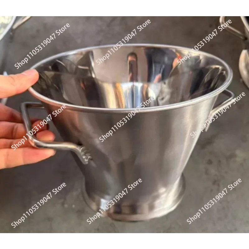 Suitable for  Stainless Steel Kitchen Funnel Sealed Lid Hopper， 316/304 Sanitary Food