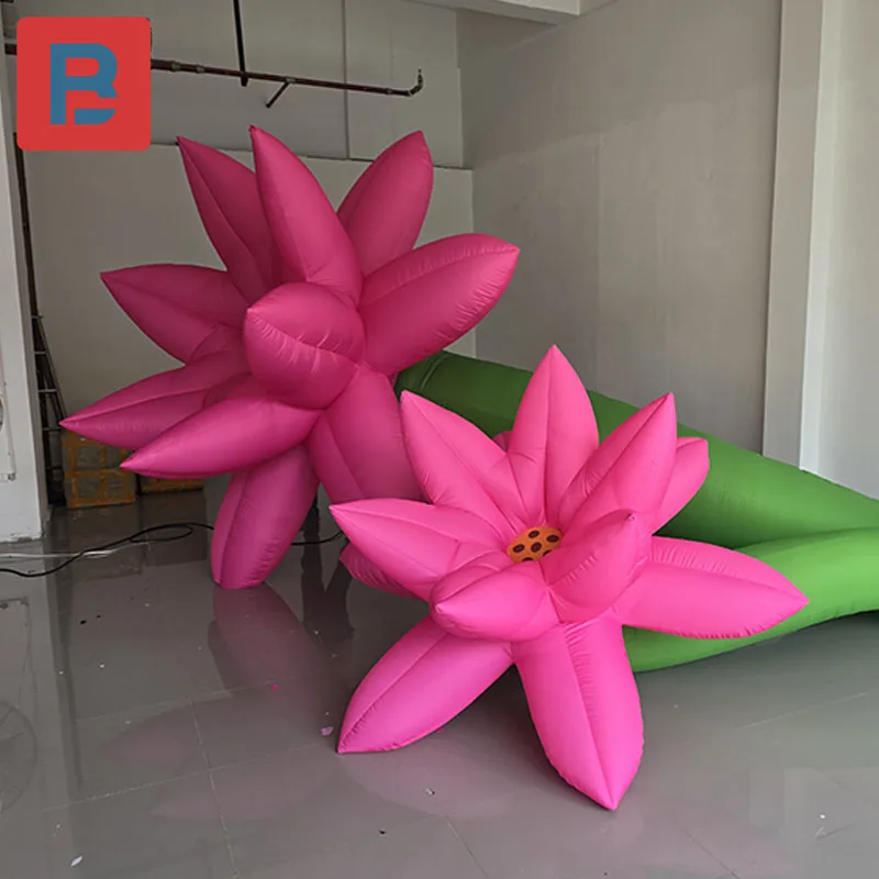 

Inflatable Lotus Air Model Outdoor Park campsite Chinatown Chinese lighting decorative ads can be customized