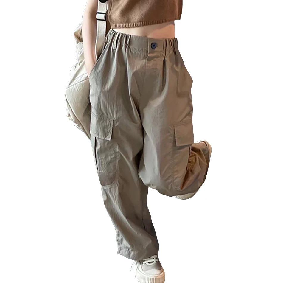 سراويل واقية من البعوض لطيفة ومريحة للفتيات ، فضفاضة ، مناسبة للأنشطة اليومية والملابس الكاجوال للأطفال ، 5-16 سنة