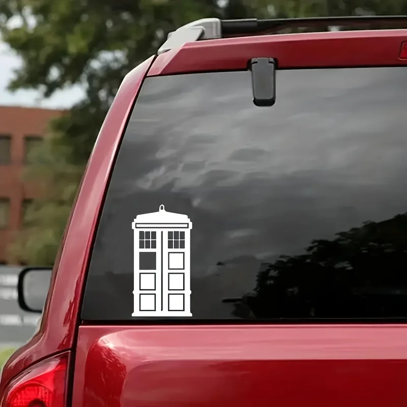 

Виниловая наклейка с изображением британской полицейской будки, водонепроницаемая наклейка для автомобиля, грузовика, джипа, мотоцикла, ноутбука, телефона, кружки, стены, бампера