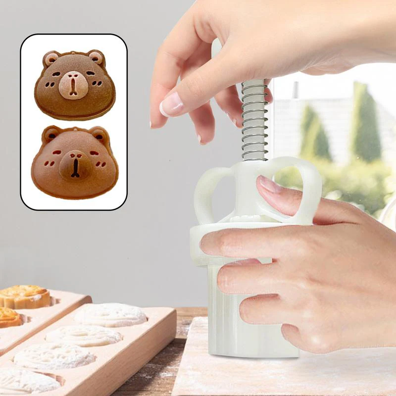 Cortador de galletas en forma de Capybara de dibujos animados, molde de galletas de Fondant de animales lindos, herramientas de decoración de pasteles, accesorios para hornear, Gadget de cocina