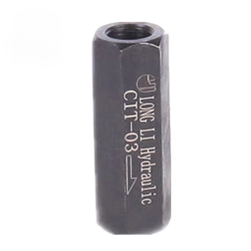 

Hydraulic Check Valve CIT-02 CIT-03 CIT-04 CIT-06 Straight Check Oil Pressure Flow Throttling Control Valve CIT-02-75-75