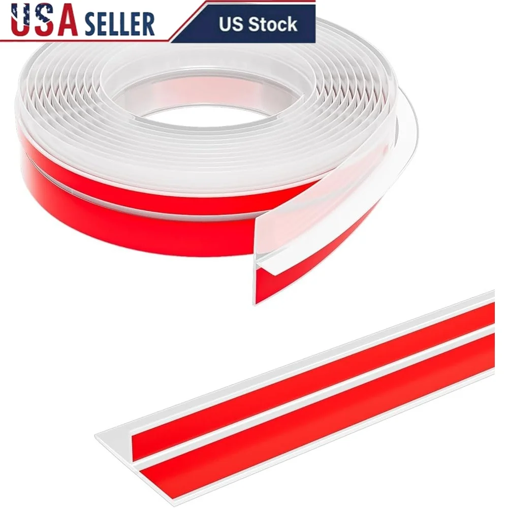 

20 Ft T-Shaped Door Draft Stopper Silicone Seal Strip Window Gap Weather Insulation Noise Reduction Energy Efficiency Dust Wind