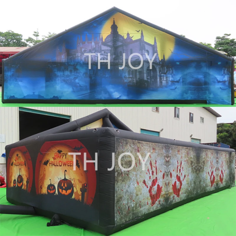 

free ship to door,outdoor portable inflatable maze labyrinth,customized 10x5m inflatable hunted maze for sale