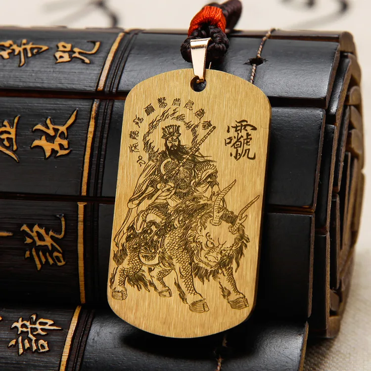 

Даосские украшения, кулон Tianzun с популяризацией гром Цжиutian YingYuan, ожерелье из чистой меди, даосский кулон для защиты тела