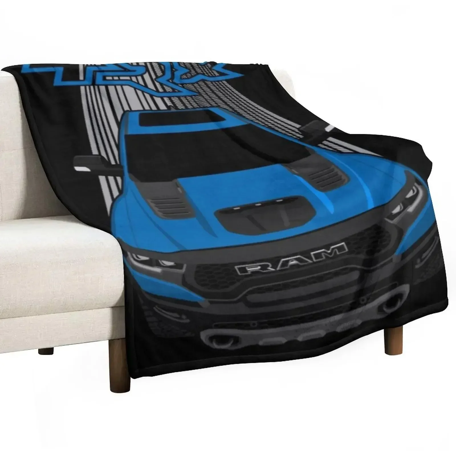 Ram 1500 TRX - Hydro Blue Shirt Throw Blanket For Sofa Thin Cute Luxury Brand Blankets For Baby Blankets