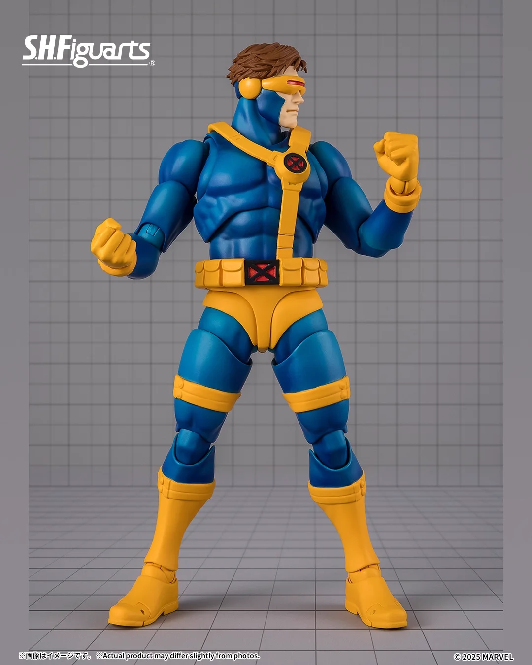 شخصيات الأكشن الأصلية S.H.Figuarts X-men Cyclops GAMERVERSE مجموعة ألعاب Shf Cyclops نماذج PVC شخصيات كرتونية متحركة #3