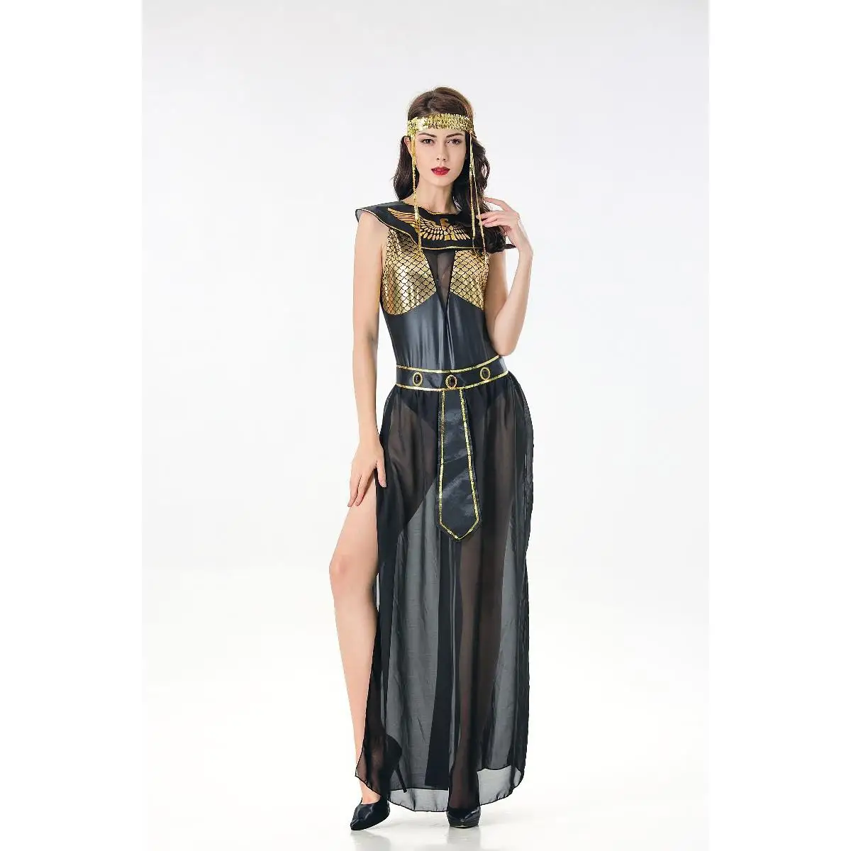 

Sexy Snake Queen loween Game Costume 208 New Translucent Tulle Stage Performance Clothes Women's Traditional National Cos...