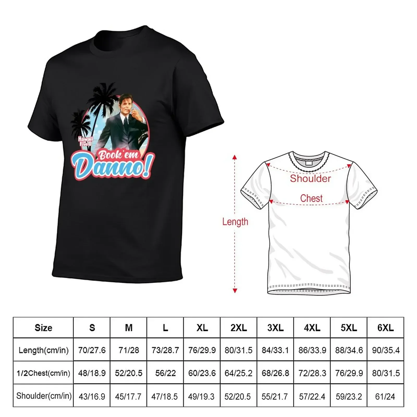 Hawaii Five 0 Book’em Danno T-Shirt vintage anime t shirts shirts graphic outfits for men