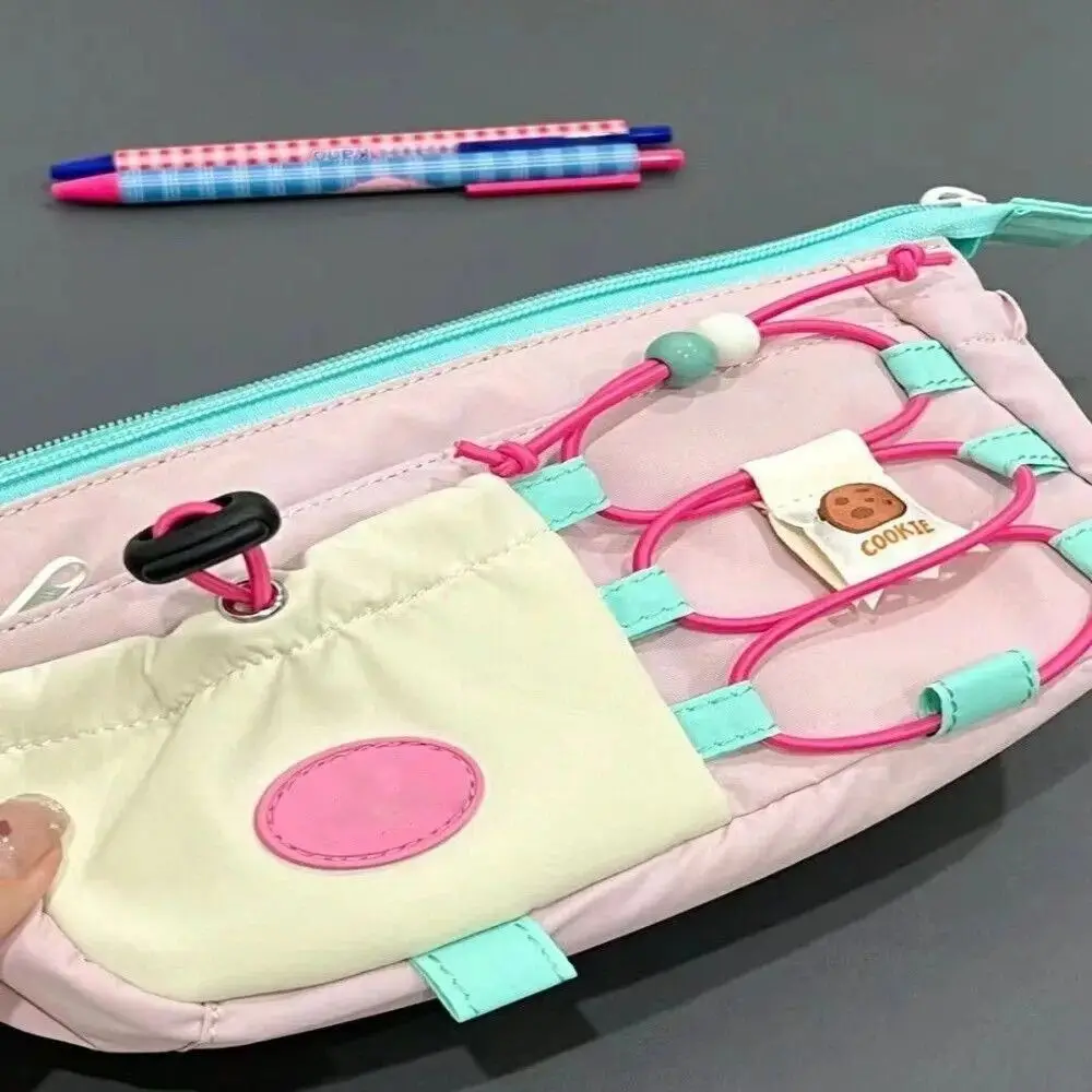 

High-Quality Large Capacity Pencil Case Adorable Storage Organizer Pen Bag Cute Cookie Stationery Pencil Pouch School Supplies