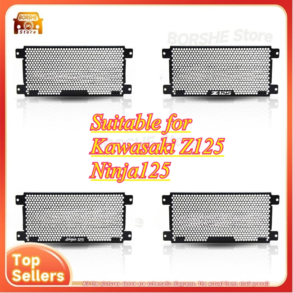 

Suitable for Kawasaki Z125 Ninja125 radiator guard mesh cover for stone and sand protection upgrade accessory