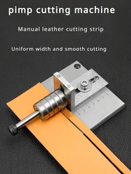 Metal Material Handmade Leather Cutting Machine DIY Handwork Making Leather Belt/shoulder Belt/watch Band Auxiliary Cutting Tool