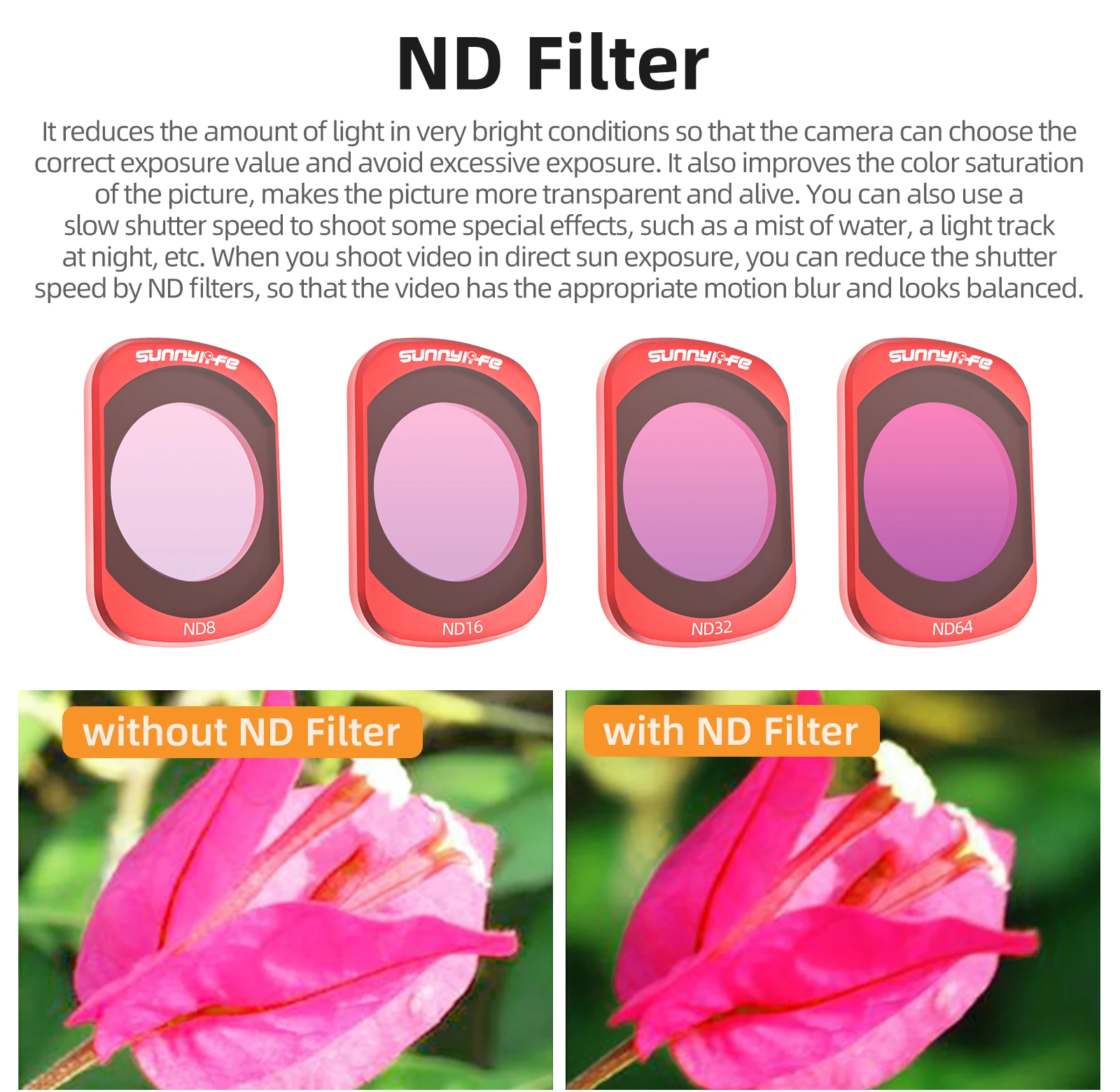 Objektivfilter-Set für DJI OSMO Pocket 3 4 CPL ND16 ND32 ND64 MCUV Schwarzer Soft-Filter für DJI Pocket 4/3 Kamera-Zubehör – Detail 13