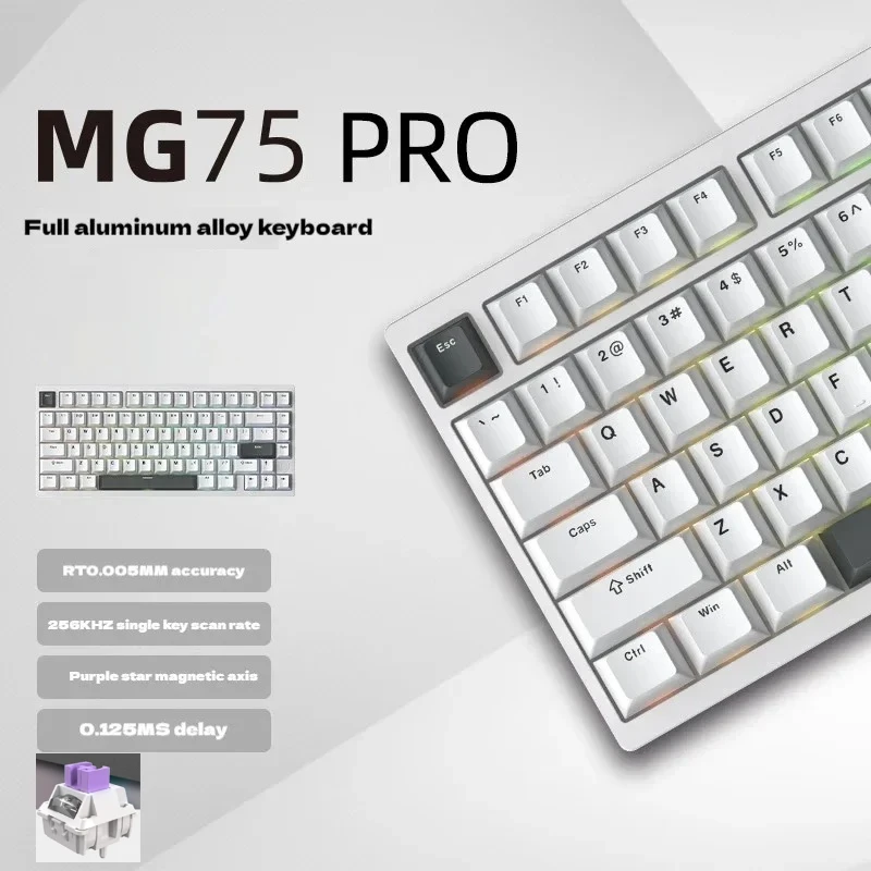 IROK MG75 Pro 磁気スイッチ キーボード 75% 配列 Amazon.com: IROK MG75MAX 81 Keys Wired Magnetic Switch Keyboard