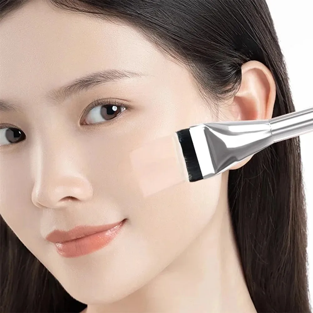 Venta al por mayor, 1 unidad de base de contorno facial en polvo, cepillo y cepillo BB para crema fina y máscara facial, maquillaje de aplicación
