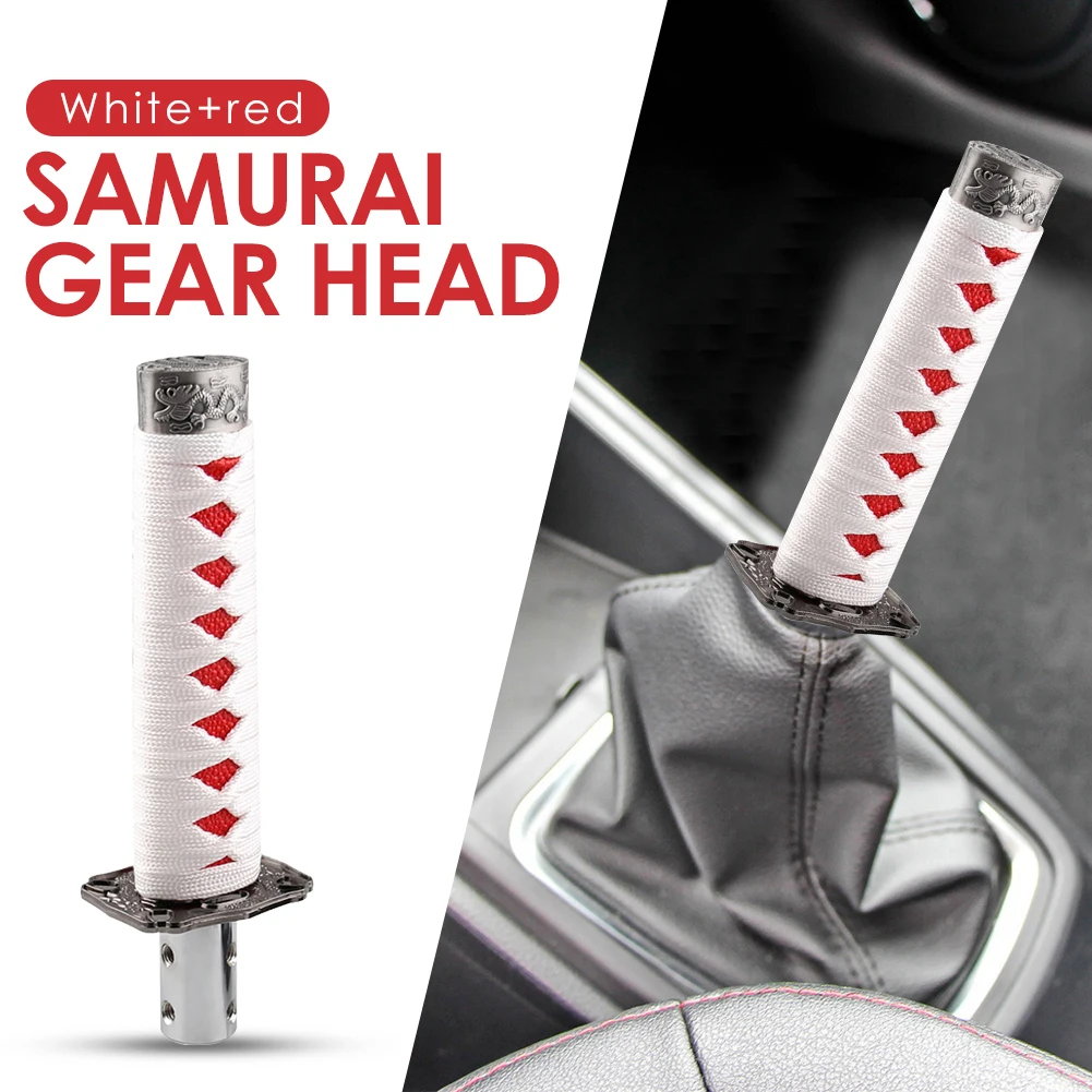 Universal Samurai Sword Gear Shift Knob Shifter Katana Metal Manua Transmission Gearstick for Opel Peugeot Toyota Honda