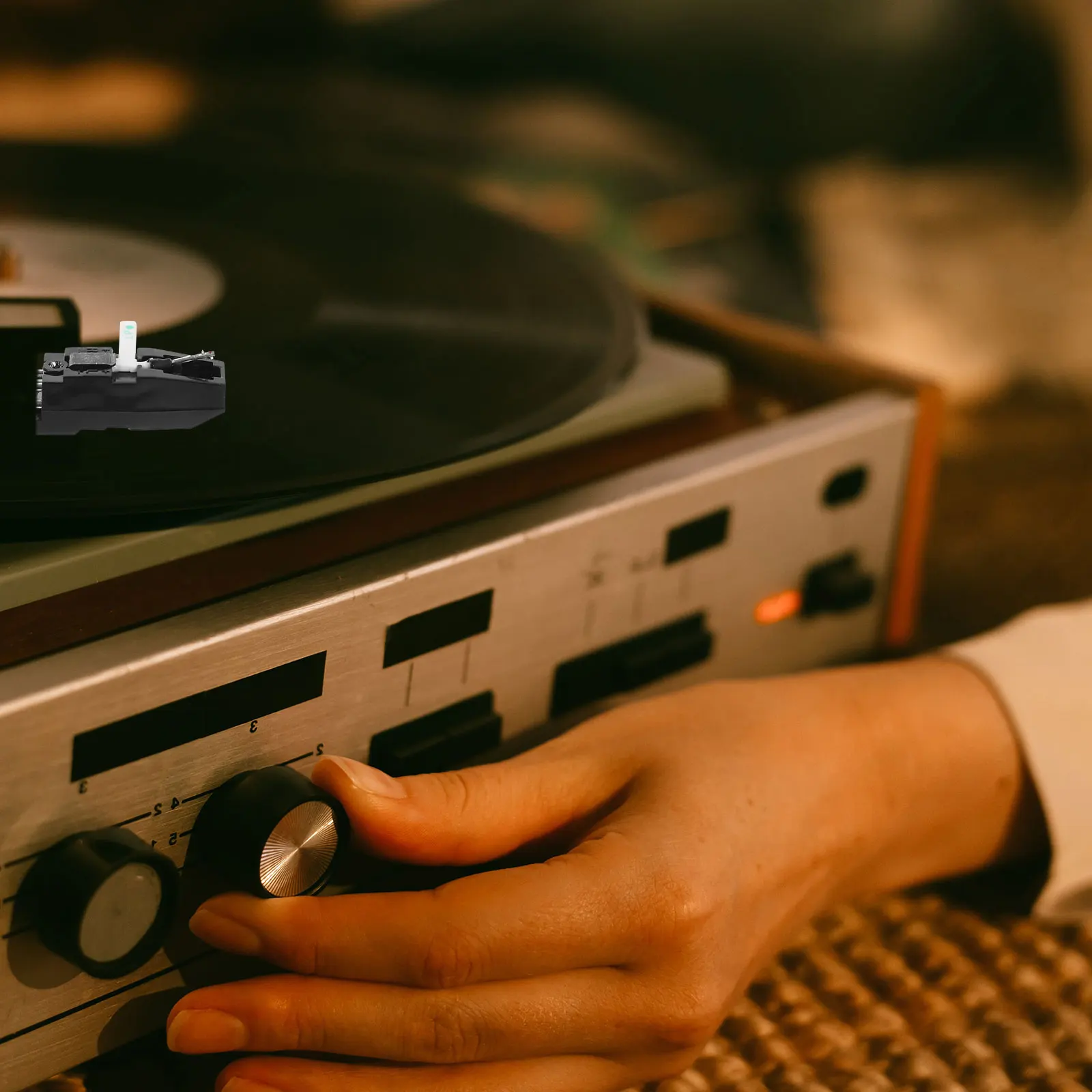 

Dual Side Stylus Needle Record Player Cartridge Vinyl Turntable Replacement Parts Sound Reproduction Channel Separation