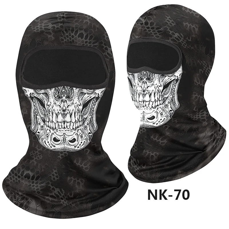 Summer Men Balaclava Motorcycle Bicycle Biker Full Face Cover Skull Bandana Sport Scarf Breathable Riding Neck Gaiter Venom Mask