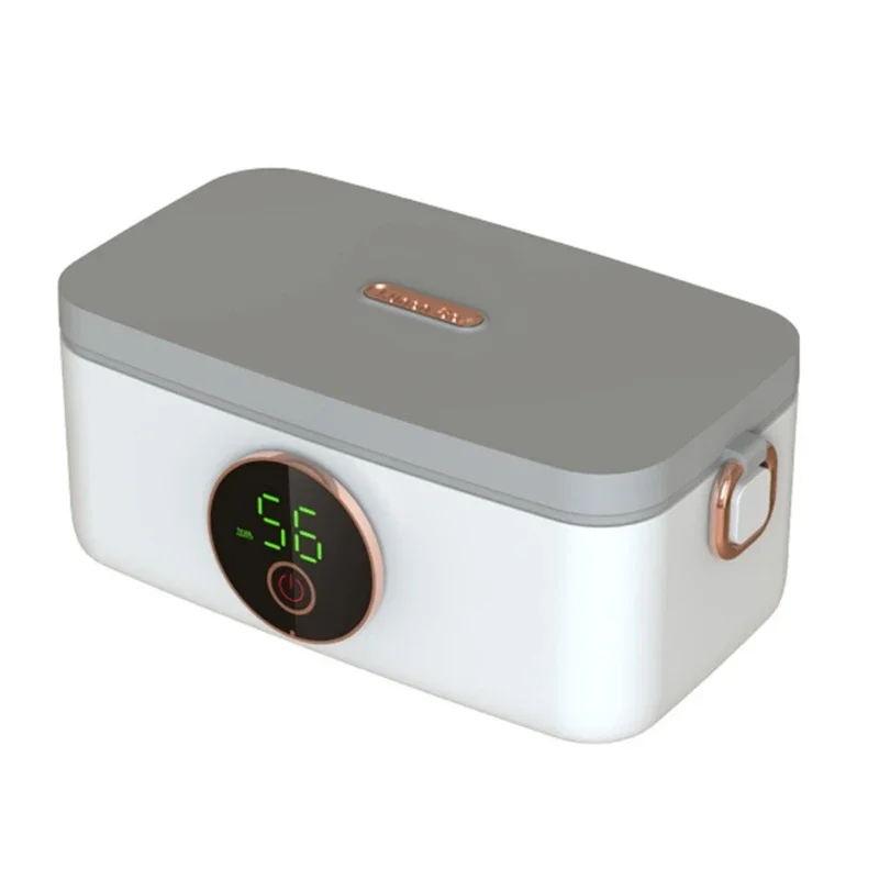 

Heating Lunch Box for Work & School, Battery Powered Portable Food Warmer Lunch Container with 5-gear Heating Function