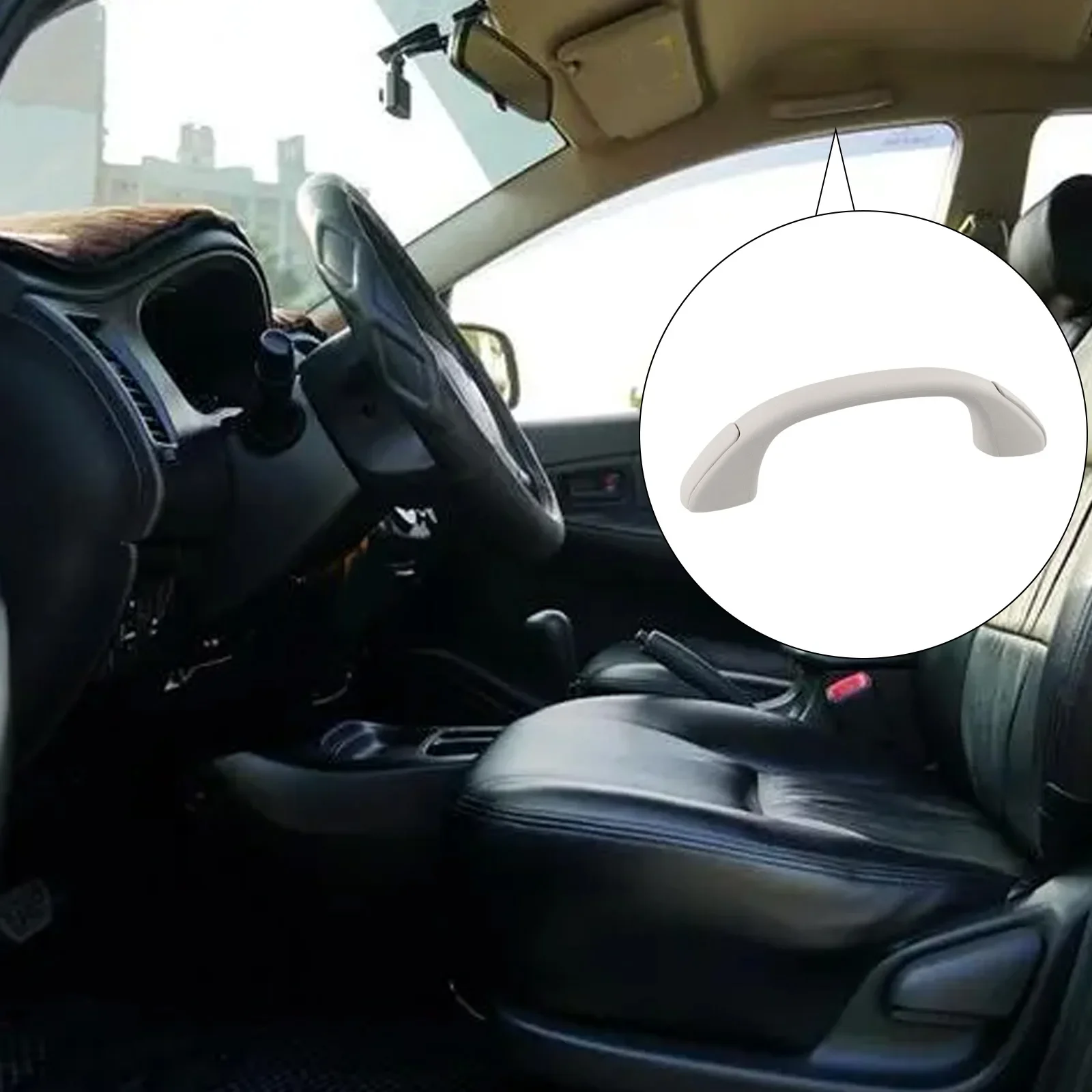 1 قطعة مقبض لوحة سقف السيارة الداخلي لتويوتا ل هايلكس 05-15 74611-0K040 رمادي مسند ذراع سقف السيارة استبدال أجزاء أداة جديدة