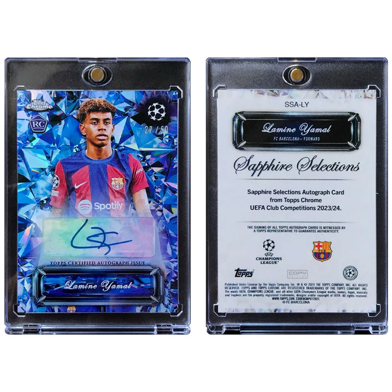 Collectible cards  2019-2020 match ticket series Manchester United Ronaldo Barcelona Messi autographed sticker custom card