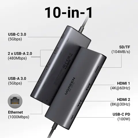8 best sales HDMI USB - №2