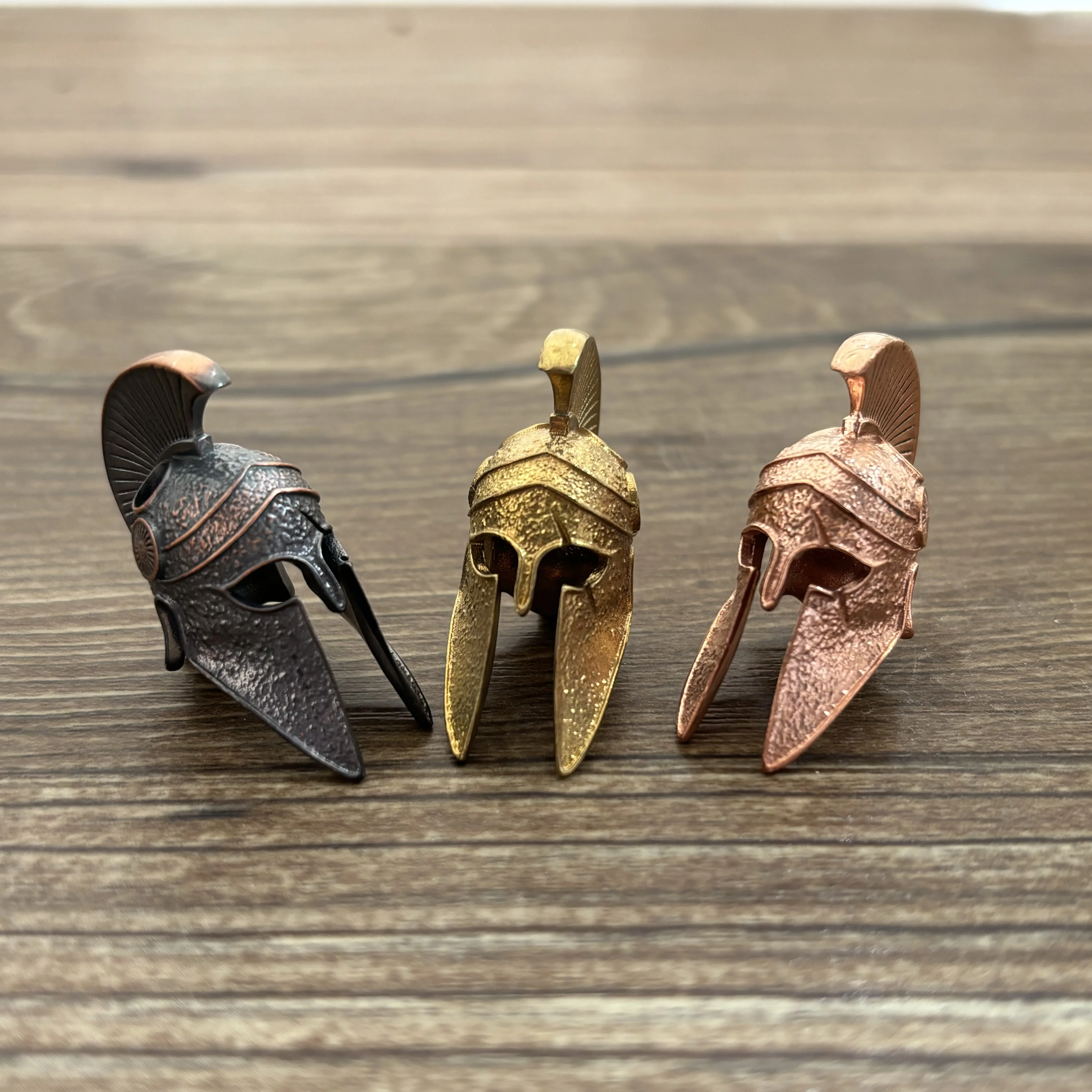 Brass Sparta EDC Beads Umbrella Rope Pendant Key Chain Accessories Copper Paracord Beads Zipper Accessories