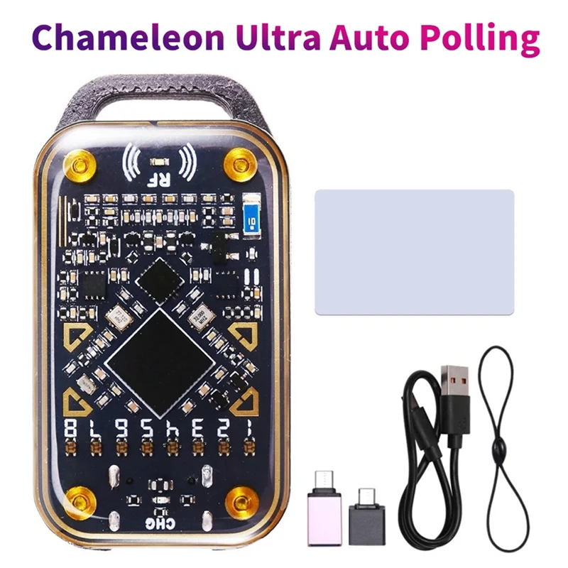 AA60-Chameleon Ultra RFID ชิปสมาร์ท Reader สมาร์ทการ์ดจําลอง NFC Duplicator + UID Card 125 Khz 13.56 Mhz ID IC การ์ดถอดรหัส
