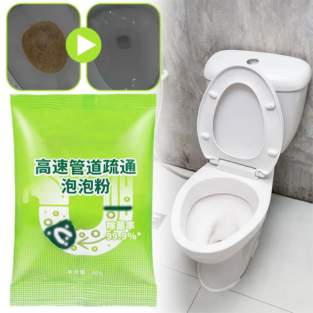 Powerful Kitchen Pipe Dredging Powder Dredge Deodorant Toilet Sink Drain Cleaner Sewer Household Cleaning Tools For Sink/Toilet