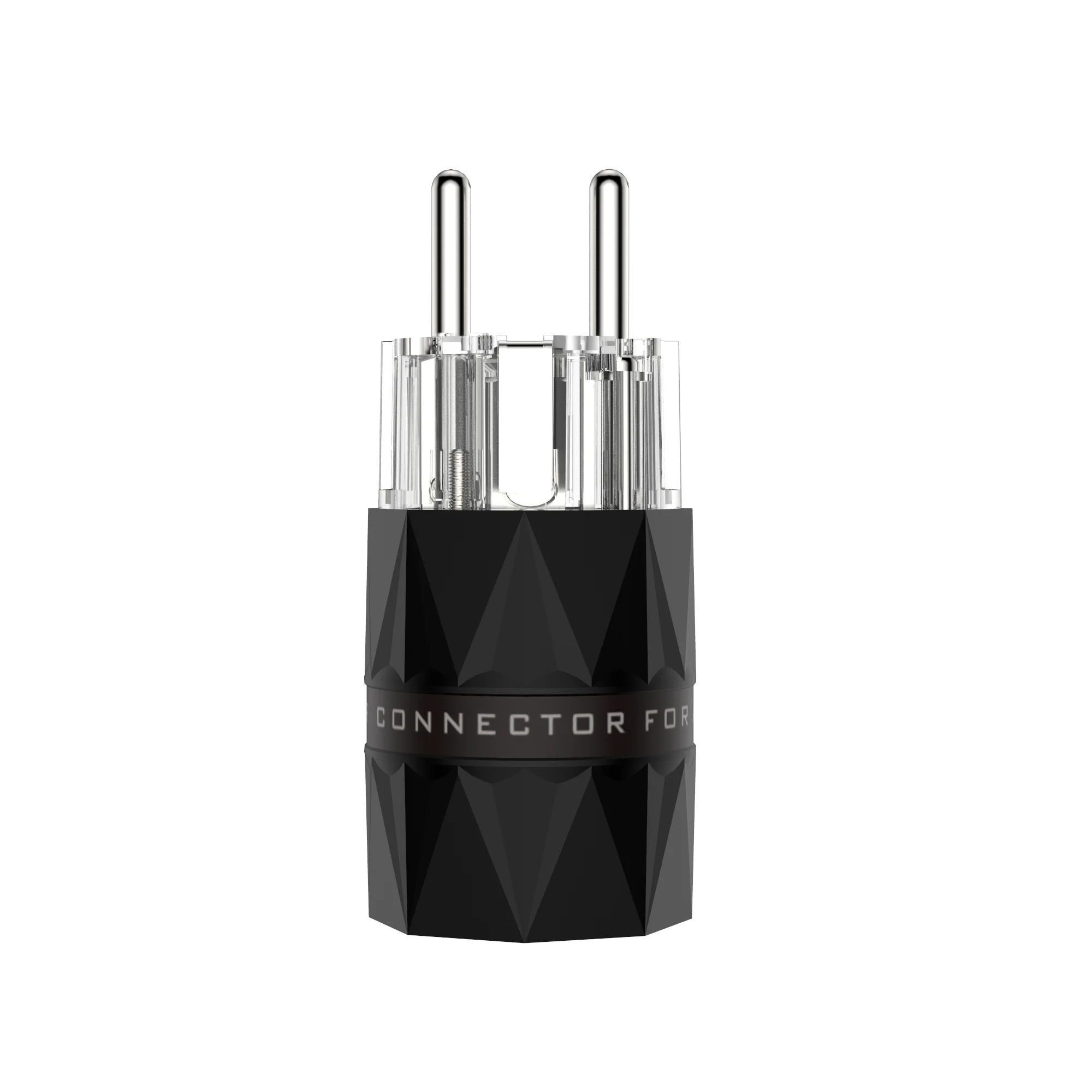 

Viborg VE503S Pure Copper Silver Plated EU Plug Type Schuko Power Plug Hifi Connectors VIborg Pure Copper connector