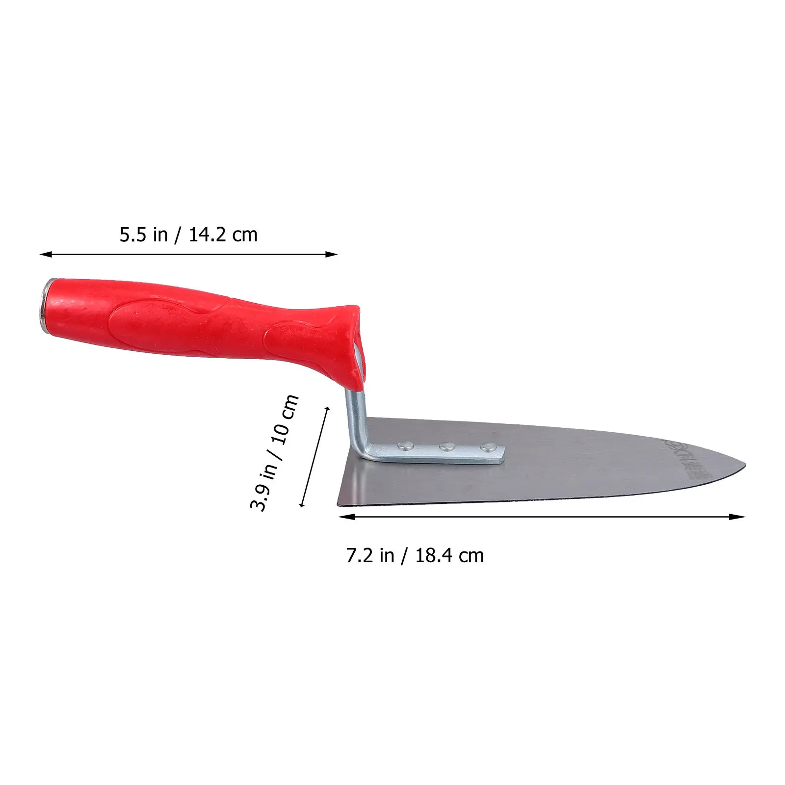 Concrete Finishing Trowel High Quality Steel Blade Traditional Handle Bricklaying Trowel Plaster Putty Cutter Construction
