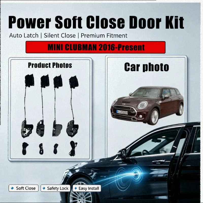 Xcar for MINI CLUBMAN 2016-Present Car OEM Automatic Soft Close Door Electric Suction Kit Auto Power Closing