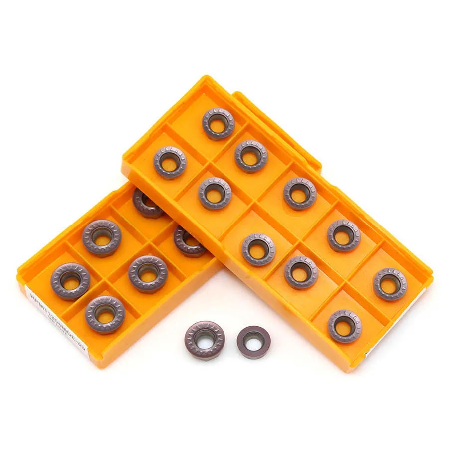 Lâminas de Carboneto Rpmt08t2 10t3 Rpmt1204 Moe js Vp15tf Rpmw1003mo Vp15tf Cnc Torno Inserções de Trituração para Aço Inoxidável de Alta Qualidade