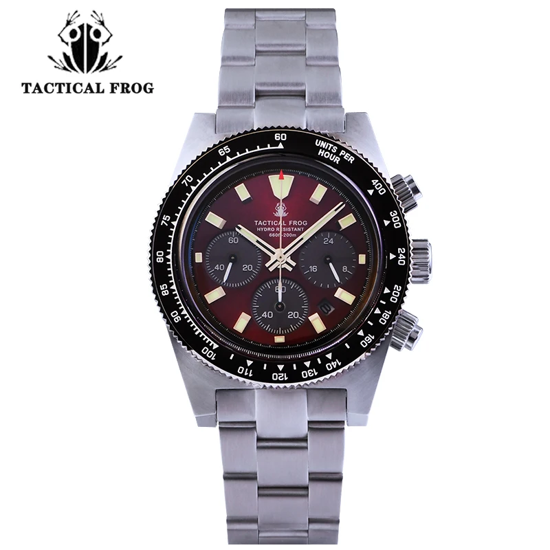Men's Chronograph Watch, 41mm Solar Quartz Movement