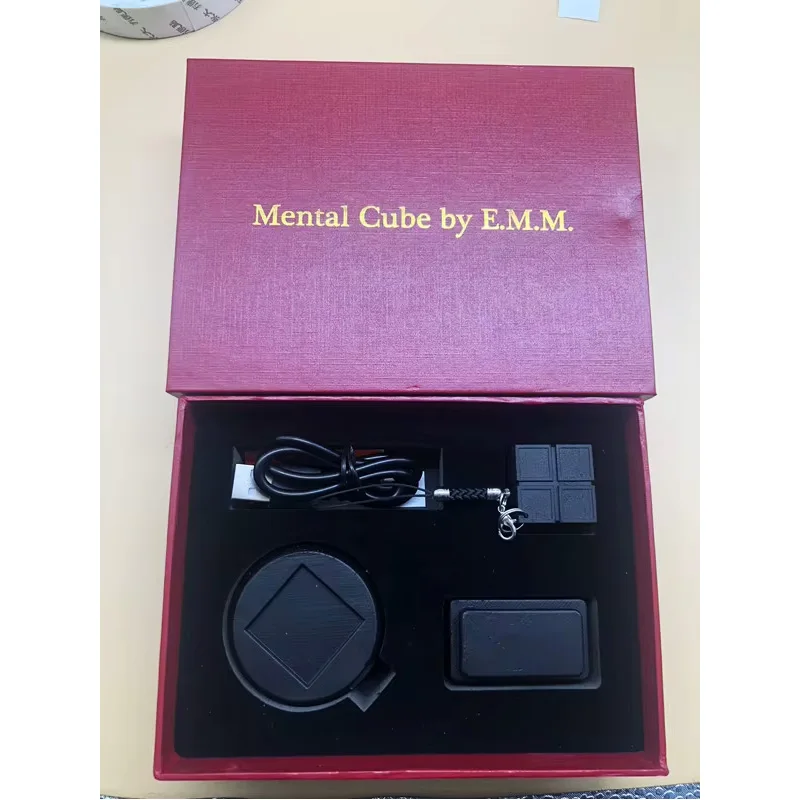 Mental Dice/Cube By E.M.M Magic Tricks Wireless Charging Soul Prediction Stage Close Up Magic Magician Illusions Gimmick Fun