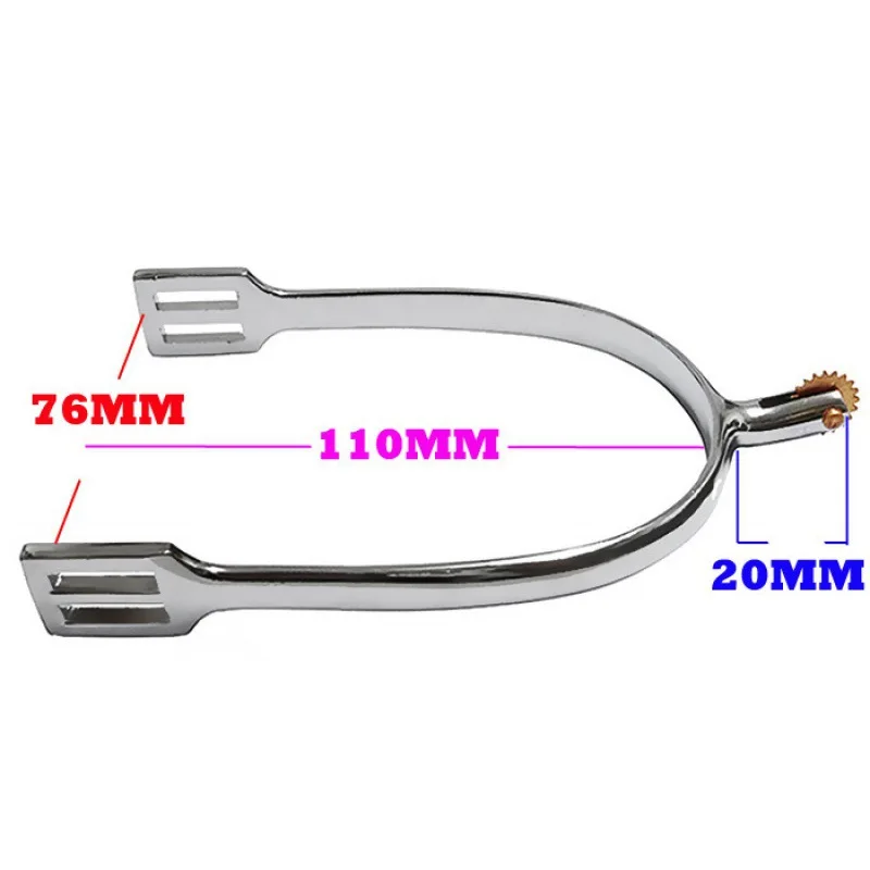 Конные шпоры из цинкового сплава, мужские шпоры с вращающимся медным полотенцем для верховой езды, конные соревнования