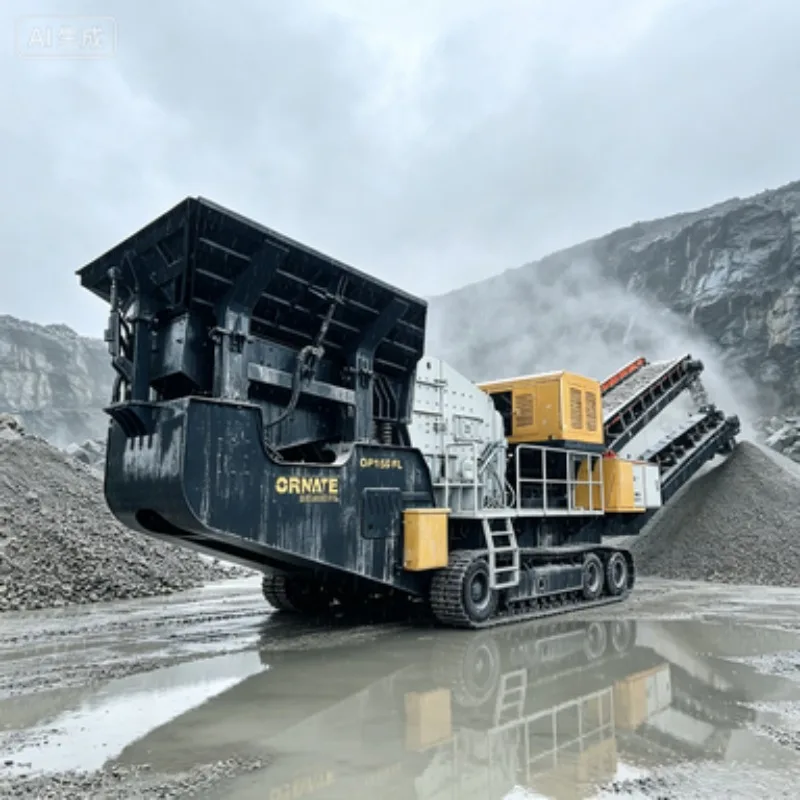 High Efficiency All Terrain Crawler Jaw Mobile Crushing Station Intelligent Control Rock Breaker for Mining Ore Coarse Crushing