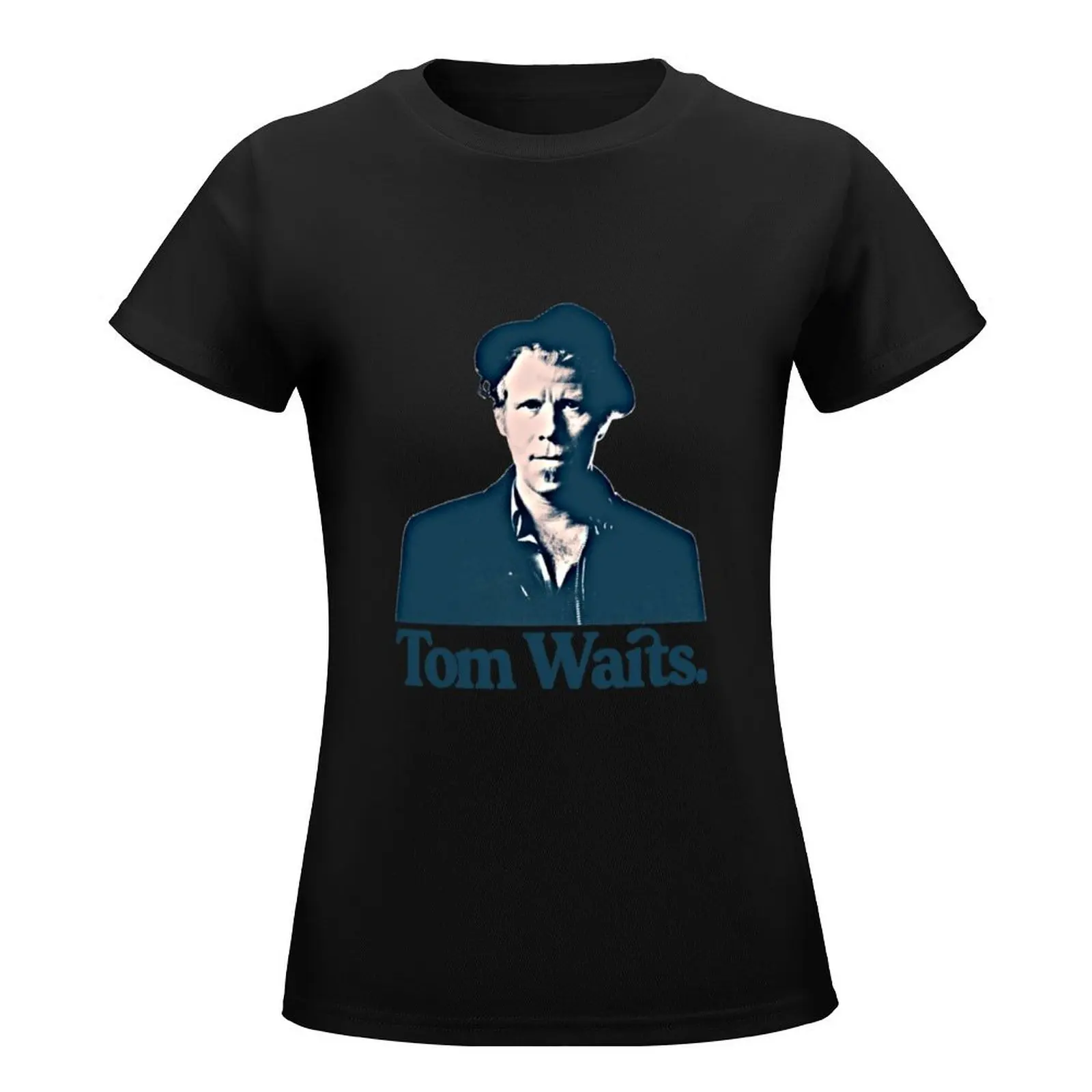 Tom Waits T-Shirt blacks sweat plus sizes tops for Women