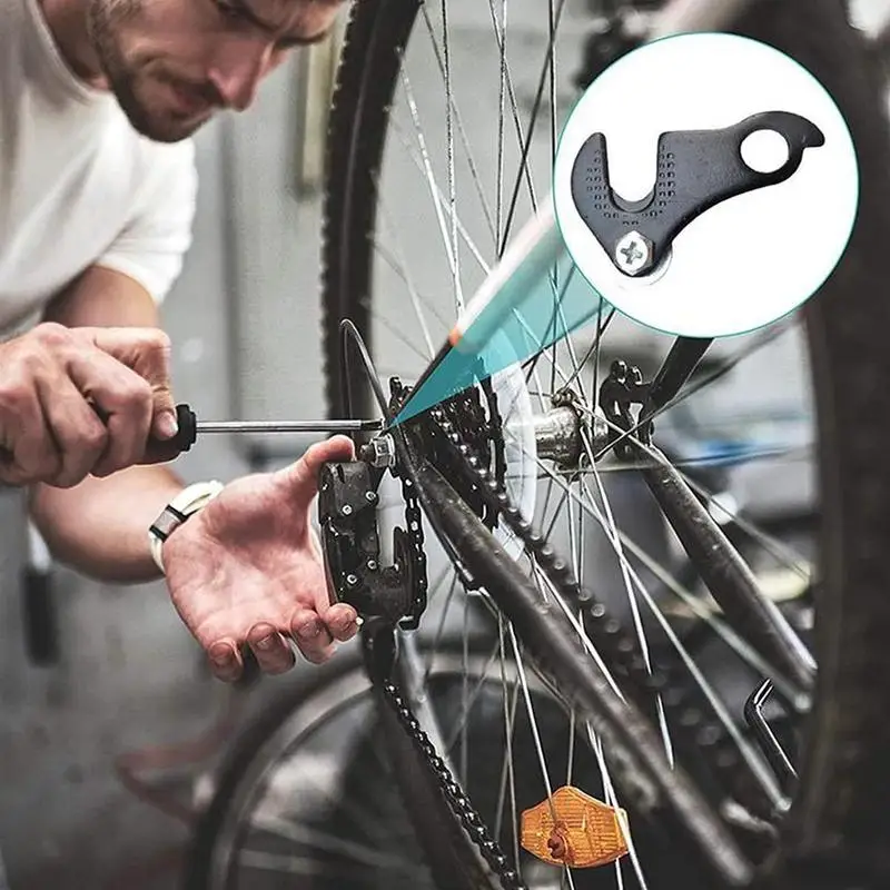 Phía Sau Bánh Răng Derailleur Móc Áo Nhôm Hợp Kim Derailleur Móc Đuôi Móc Xe Đạp Bánh Răng Hợp Kim Nhôm Xe Đạp Móc Bỏ