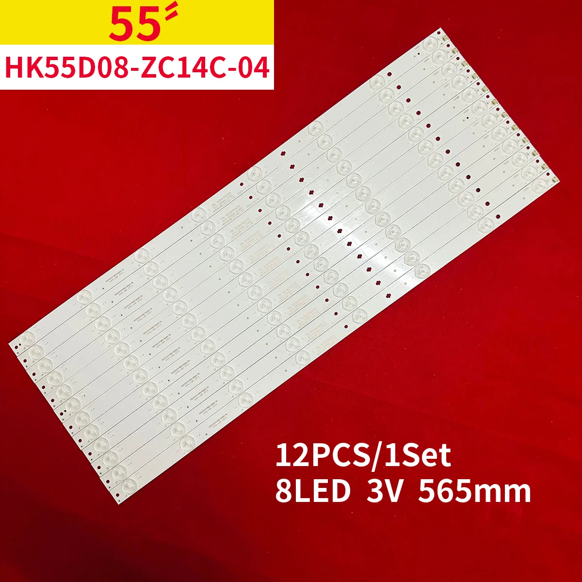 

LED Backlight strips for RLD5515A-F WD55UH4530 U550CV-UMC8A1IV58AA HK55D08-ZC14C-04 303HK550035 ST5461B03-2 JS-RD81366AN-7001