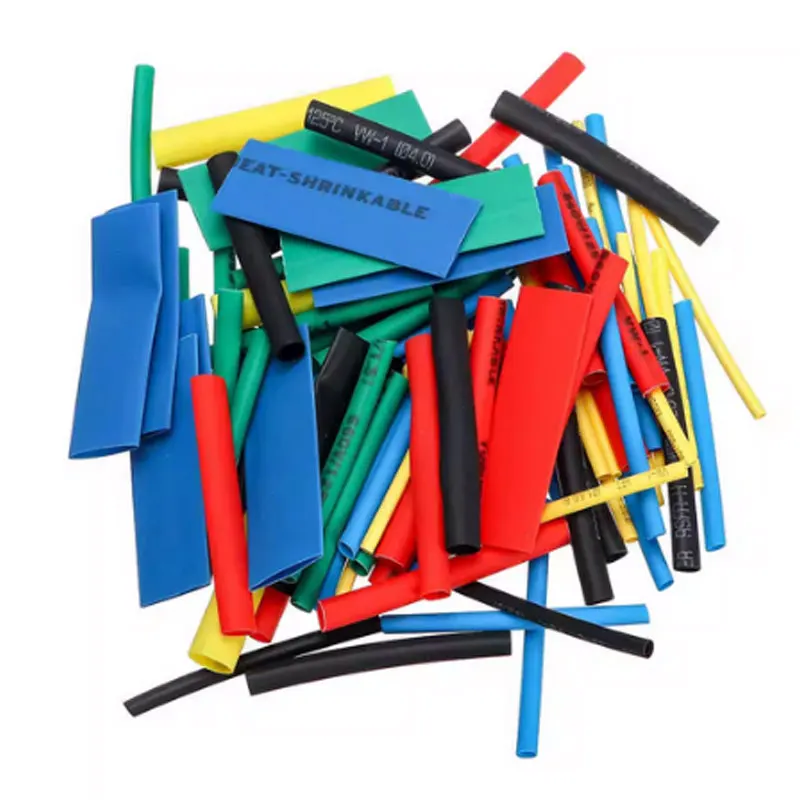 164 قطعة أنابيب الانكماش الحراري العزل التغطيه كابل بيانات حماية الهاتف المحمول الحرارية الكهربائي المحلي إصلاح الكهربائية