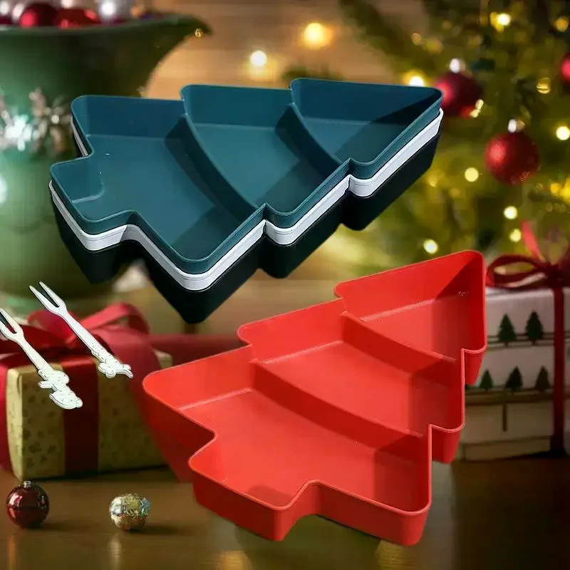 زينة عيد الميلاد 2026 أطباق فاكهه شجرة عيد ميلاد سعيد زينة للمنزل نويل هدايا عيد الميلاد سنة جديدة سعيدة #2