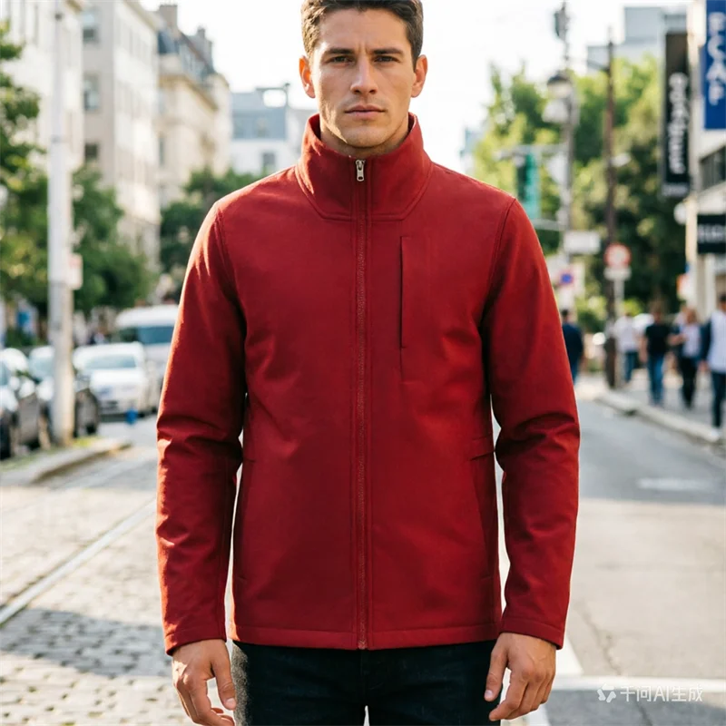 

Men’scasual Jacket:a Versatilelightweight Outerwear Piece Featuring Aclassicminimalist Designideal for DailyCommutes or Outings