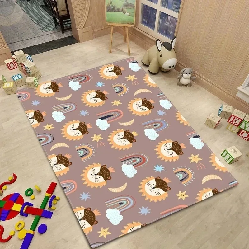 Cartoon Animal Pattern Floor Mat Door Front Decoration Home Living Room Floor Mat