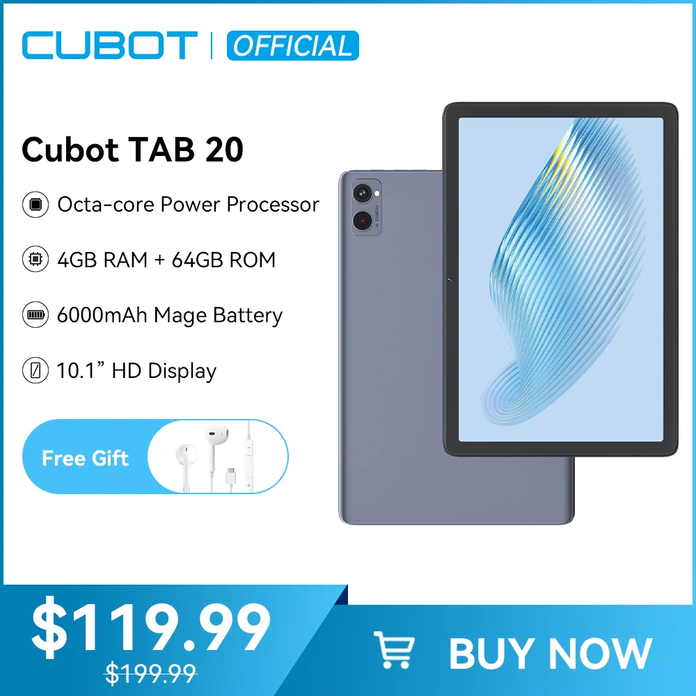 Cubot 2023 New TAB 20, 10.1