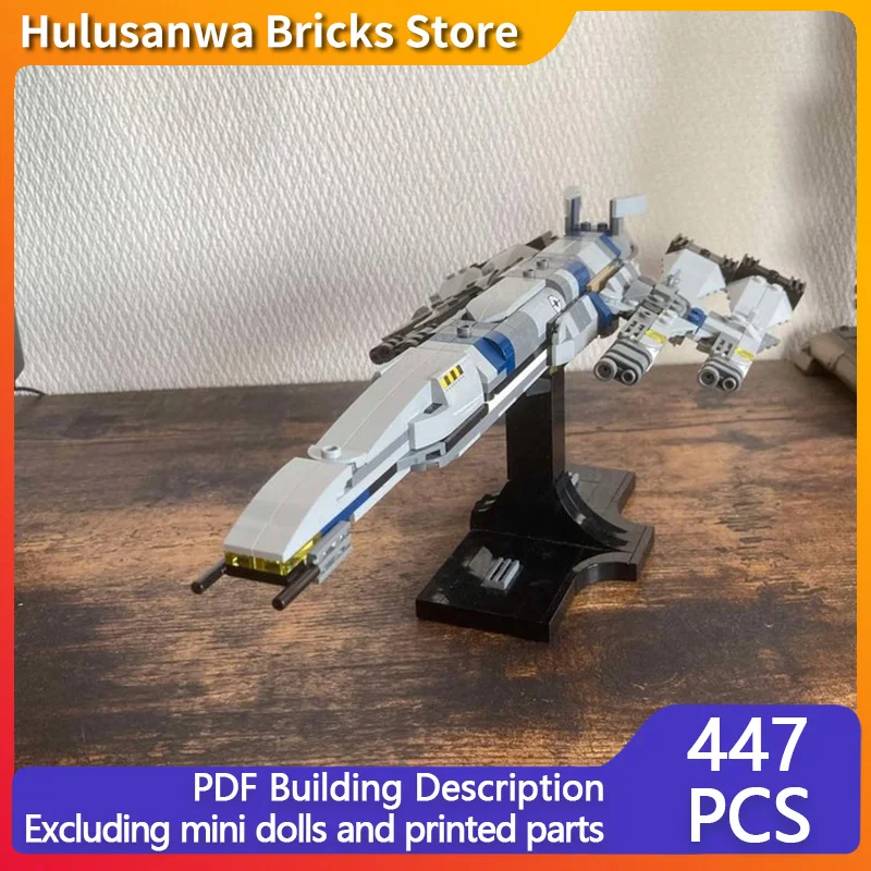 

Популярная киномодель MOC, строительные кирпичи, транспорт, космический корабль, модульная технология, подарки, праздник, сборка, детские игрушки, костюм