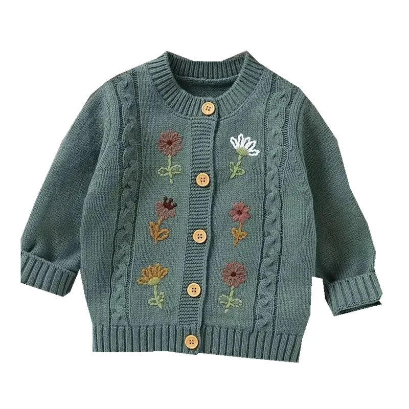 الفتيات البلوزات الخريف الشتاء 2025 الأطفال الصوفية جيرسي معاطف بلايز للطفل فتاة ملابس الاطفال محبوك ملابس خارجية وتتسابق 4 5 6Y #6