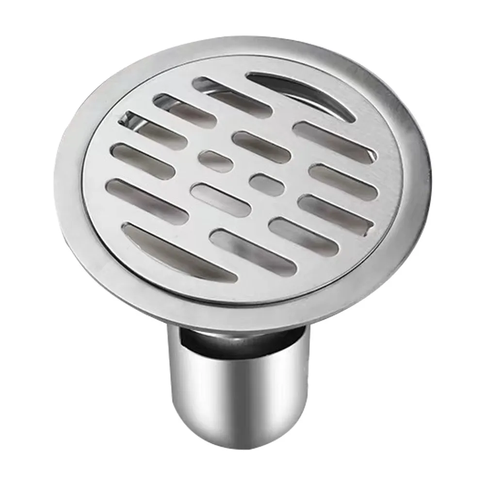 Stainless Steel Drain Cover for Shower Tub Bathroom Kitchen Floor Drain Strainer Hair Catcher Prevents Blockage Odor Smooth