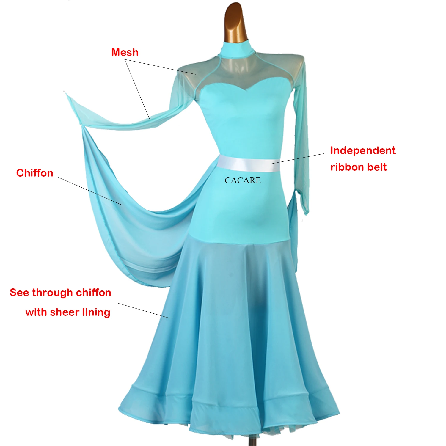 Dance Wear Standard Ballroom Dress Women Waltz Suit Adult Modern Dance Dresses Tango Stage Costume Wear Flamenco Dancewear D0832